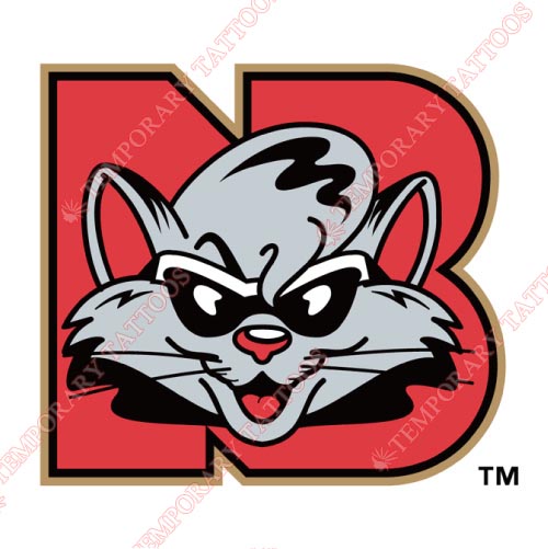New Britain Rock Cats Customize Temporary Tattoos Stickers NO.7849